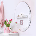 Oval Shape Adhesive Mirror Sticker