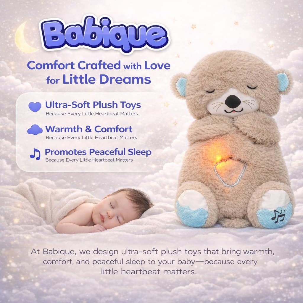 Breathing Otter Plush Toy for Babies