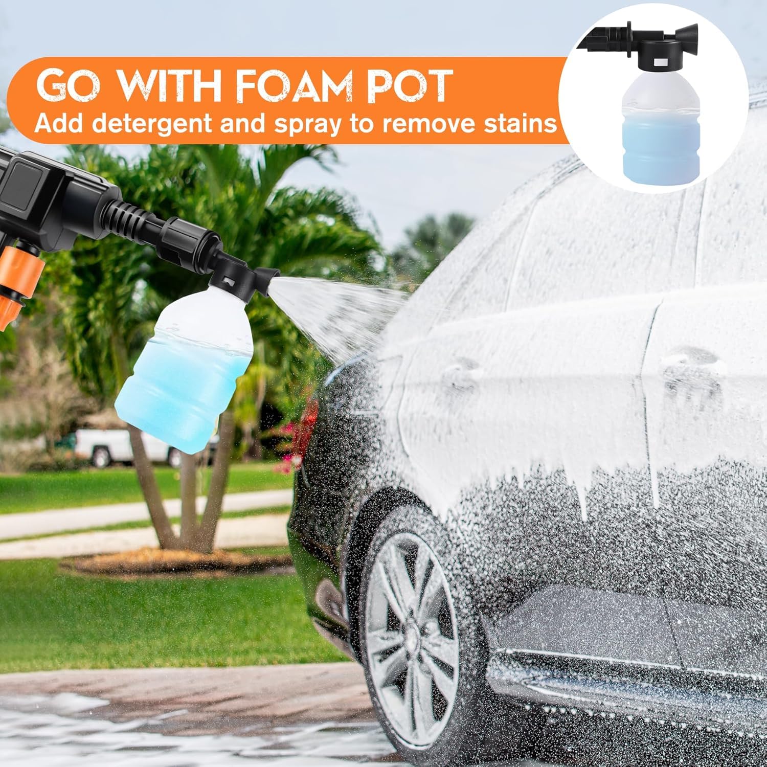 Portable Wireless Pressure Washer Gun